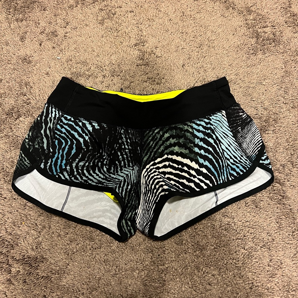 Lululemon speed shorts seawheeze 2016